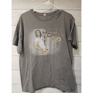 Jake Owen Days of Gold Tour Concert Gray T-Shirt Size: L